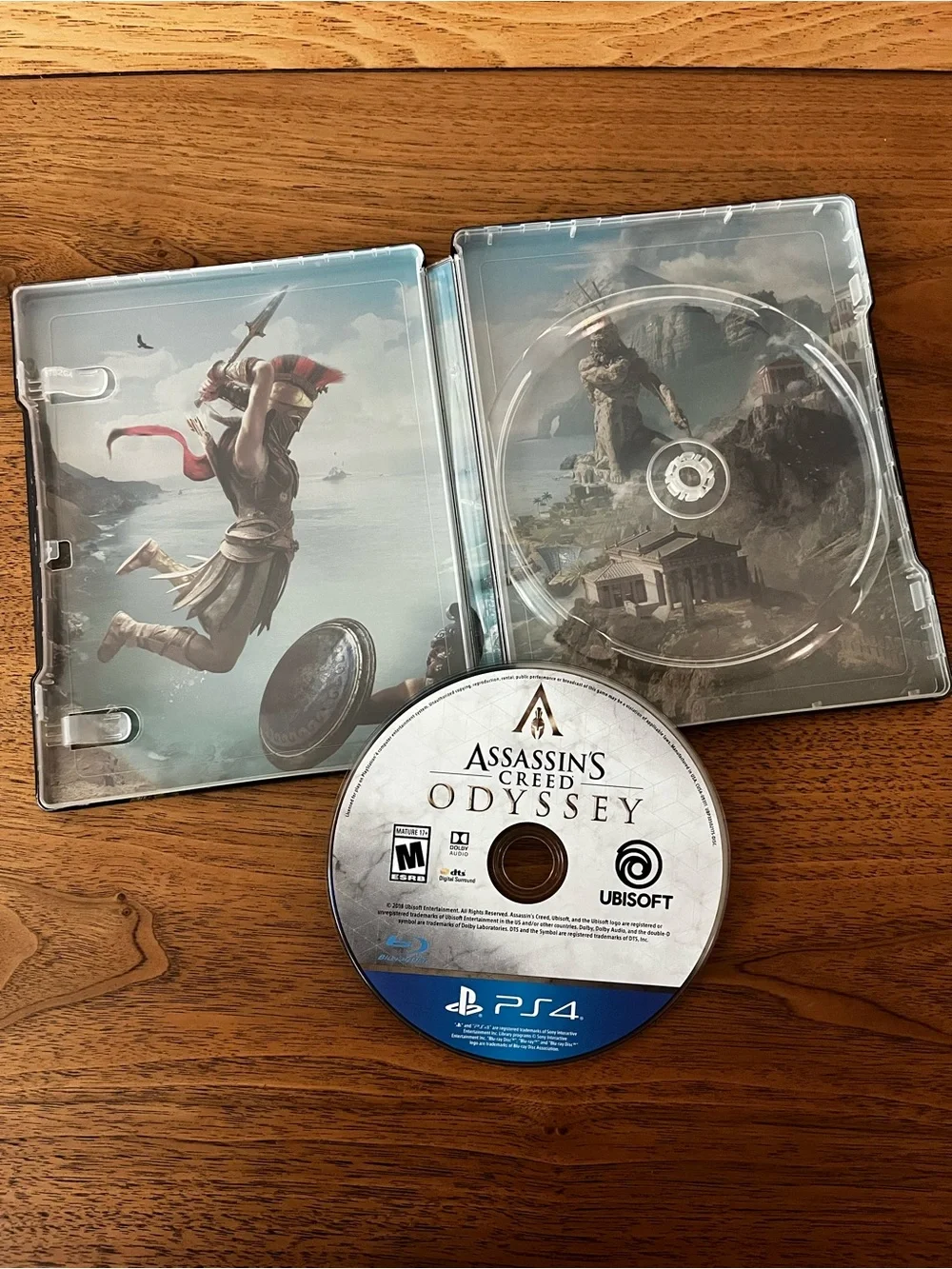 Assassin’s Creed Odyssey SteelBook Edition PS4 Game Collectible Metal Case